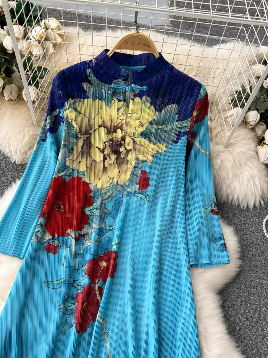 I want it I buy it miyaki floral dress CD867 images